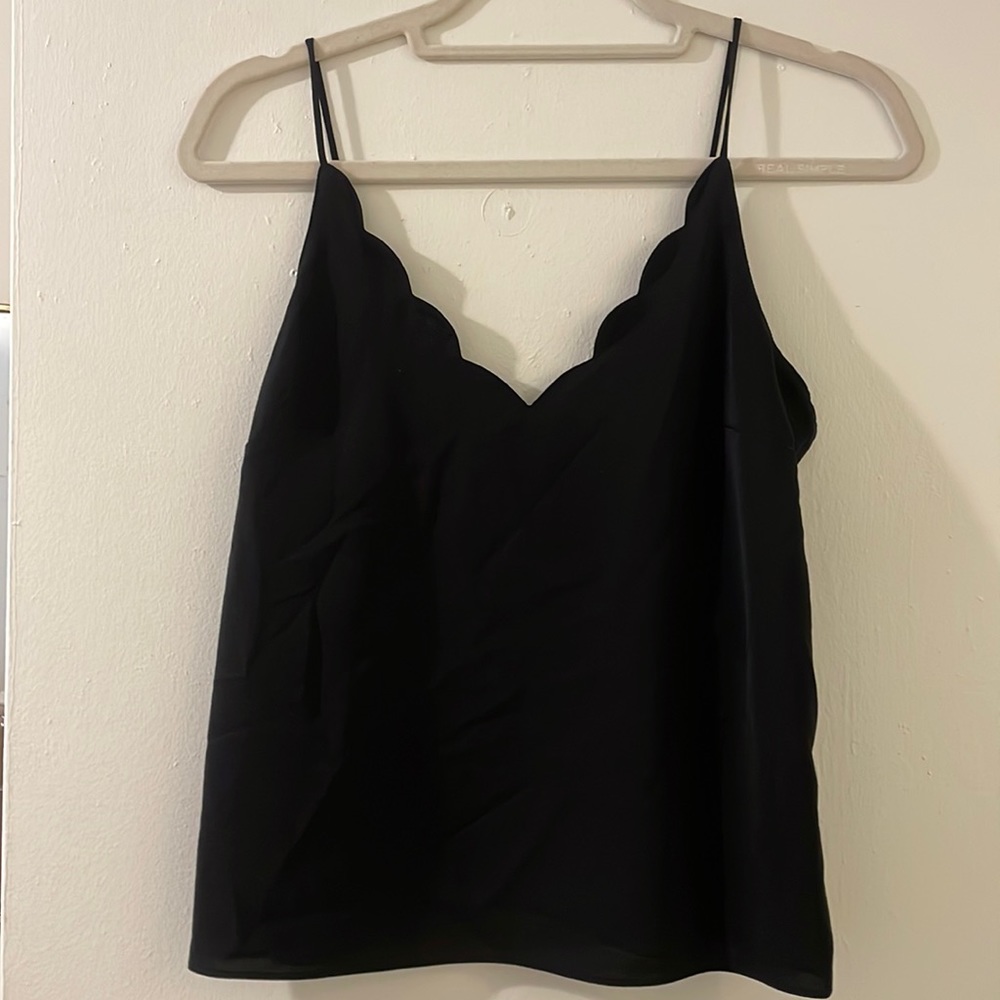 Black tank top